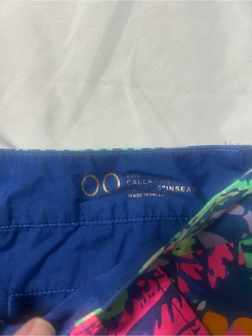 Lilly Pulitzer NWT 00 Callahan Indigo All A Glow Shorts 5” Inseam Preppy Beach - Picture 12 of 16